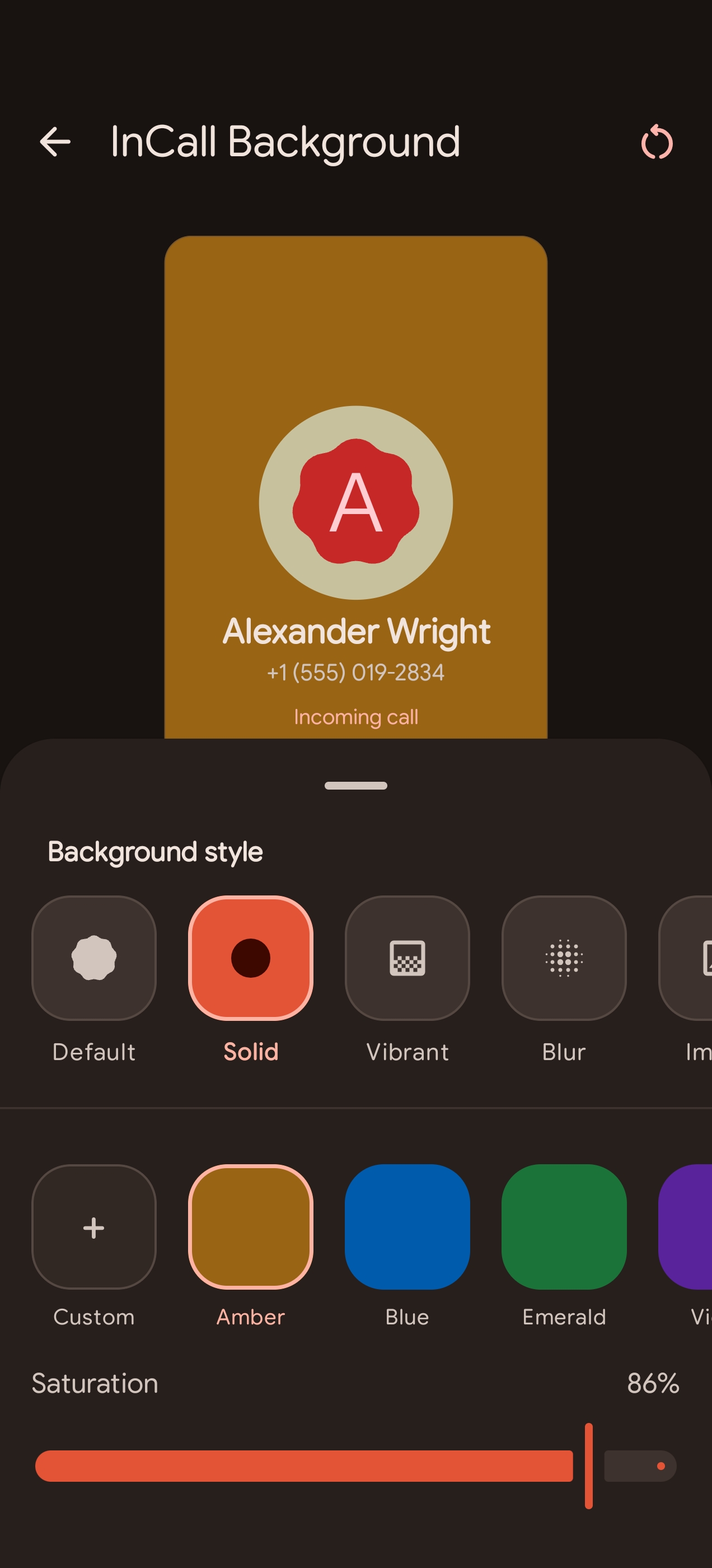 DialX Custom Background