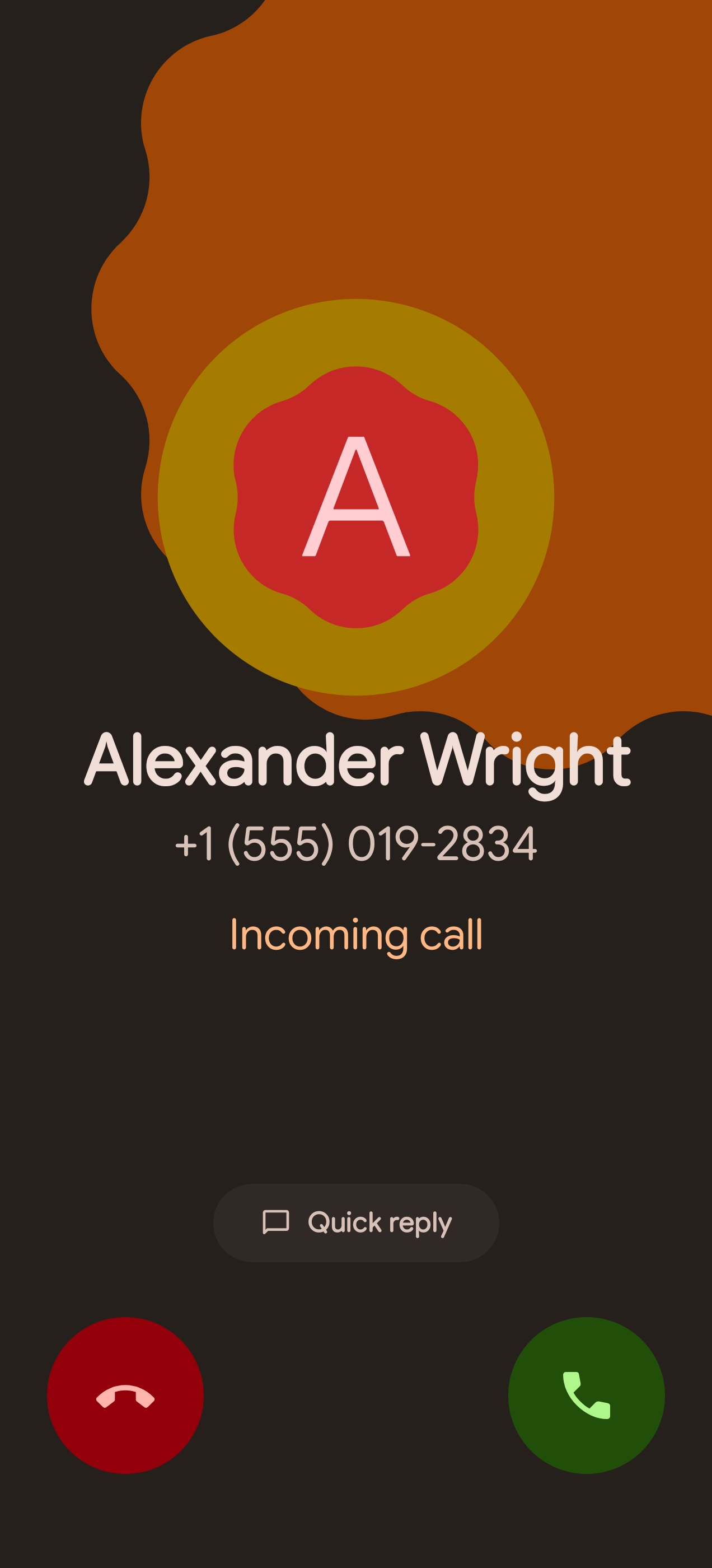 DialX In-Call Theme Left