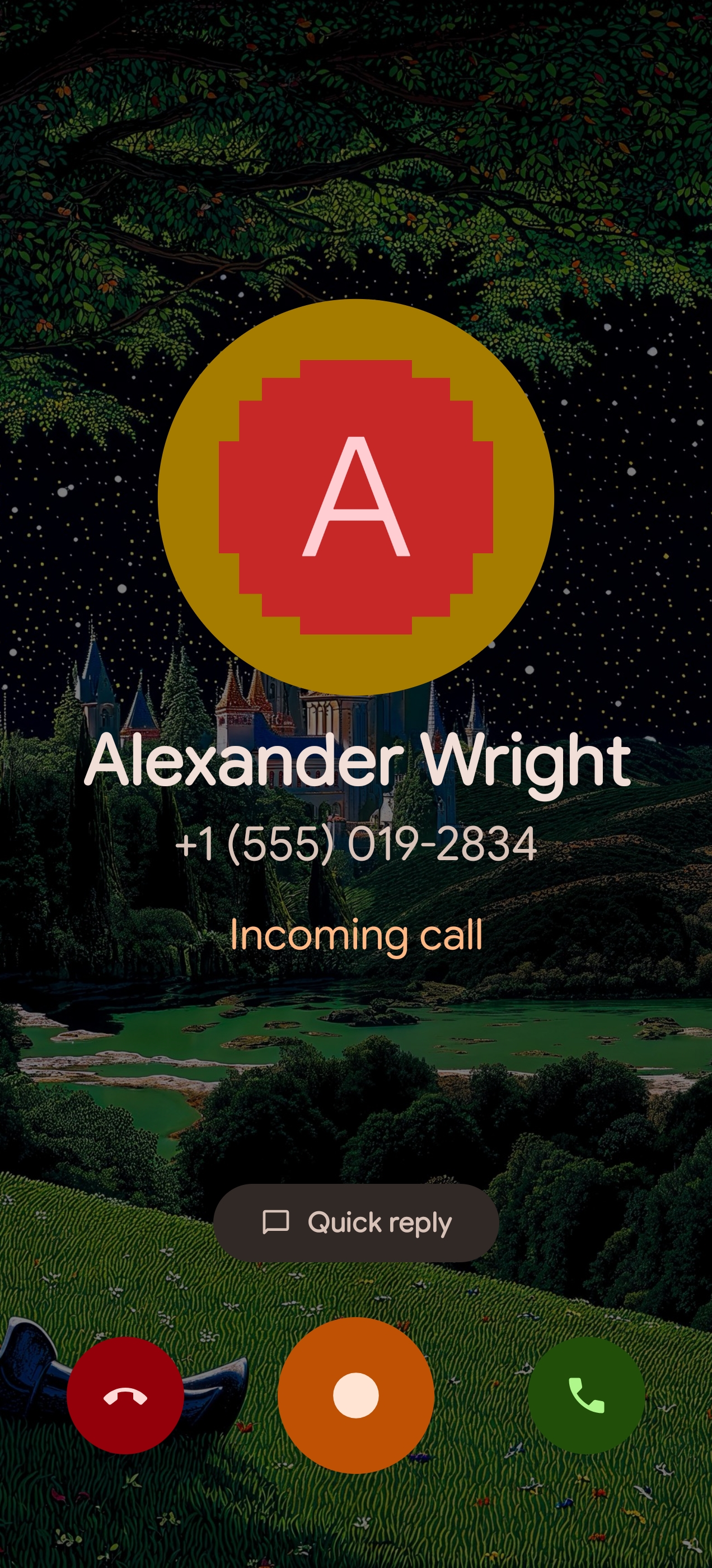 DialX In-Call Theme Right